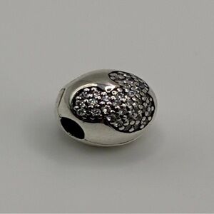 Authentic Pandora Disney Mickey Mouse Pavé Clip Charm